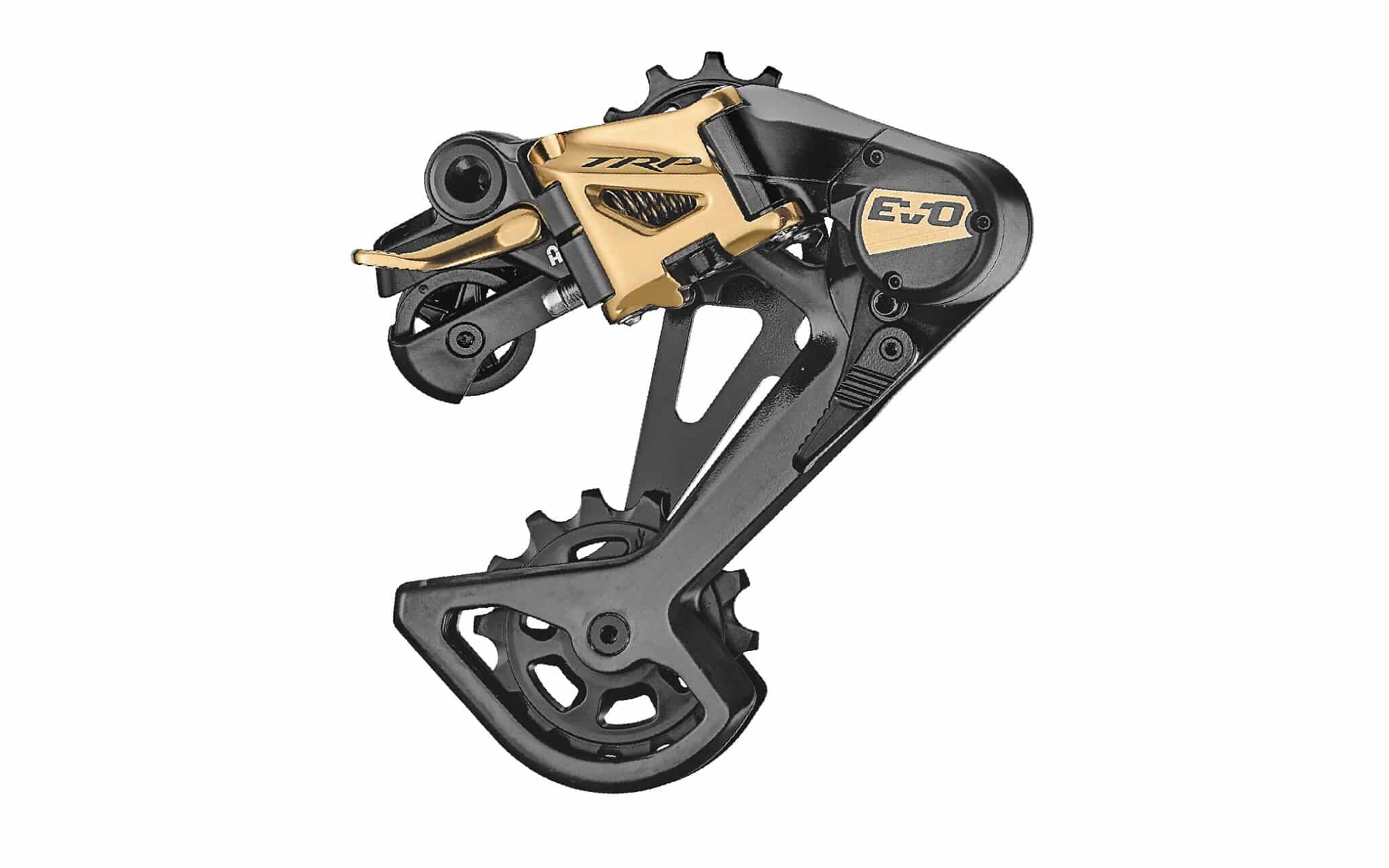 https://www.vojomag.nl/app/uploads/2024/10/TRP EVO12 Derailleur Black Gold.jpg copie 2048x1280.jpg