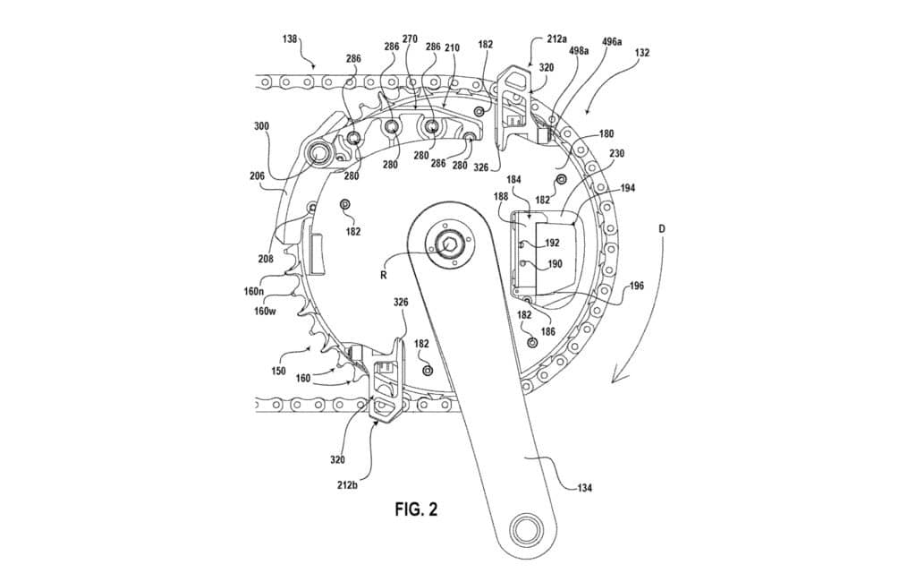 Innovatie | Wat als Sram de voorderailleur in het kettingblad zou integreren?